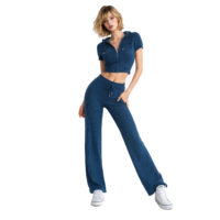 CONJUNTO DE TOP CON PANTALON Y1050D