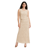 CONJUNTO TEJIDO FALDA Y BLUSA FF002