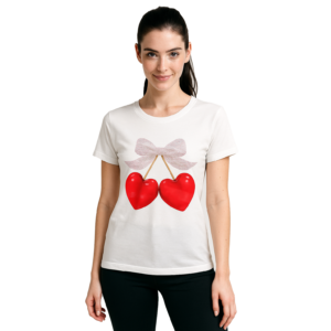 PLAYERA CON APLICACION CEREZAS BAI004