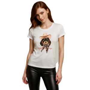 PLAYERA PERRITO CON MOÑO BAI012