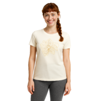 PLAYERA CON ESTAMPADO DE FLOR  JY007