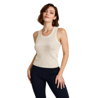 TOP DAMA TEJIDO CON APLICACION HY006