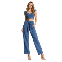 CONJUNTO PANTALON Y TOP  JY004