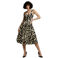 VESTIDO TIPO ANIMAL PRINT MOD. SONG002