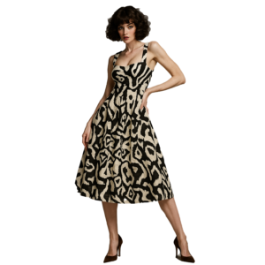 VESTIDO TIPO ANIMAL PRINT MOD. SONG002