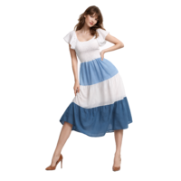 VESTIDO LARGO DE DAMA MOD.WEI005