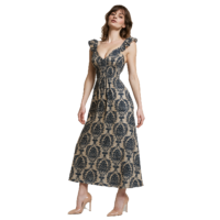 VESTIDO LARGO ESTAMPADO MOD. WEI013