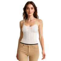 TOP DAMA TEJIDO CON TIRANTES ZH008