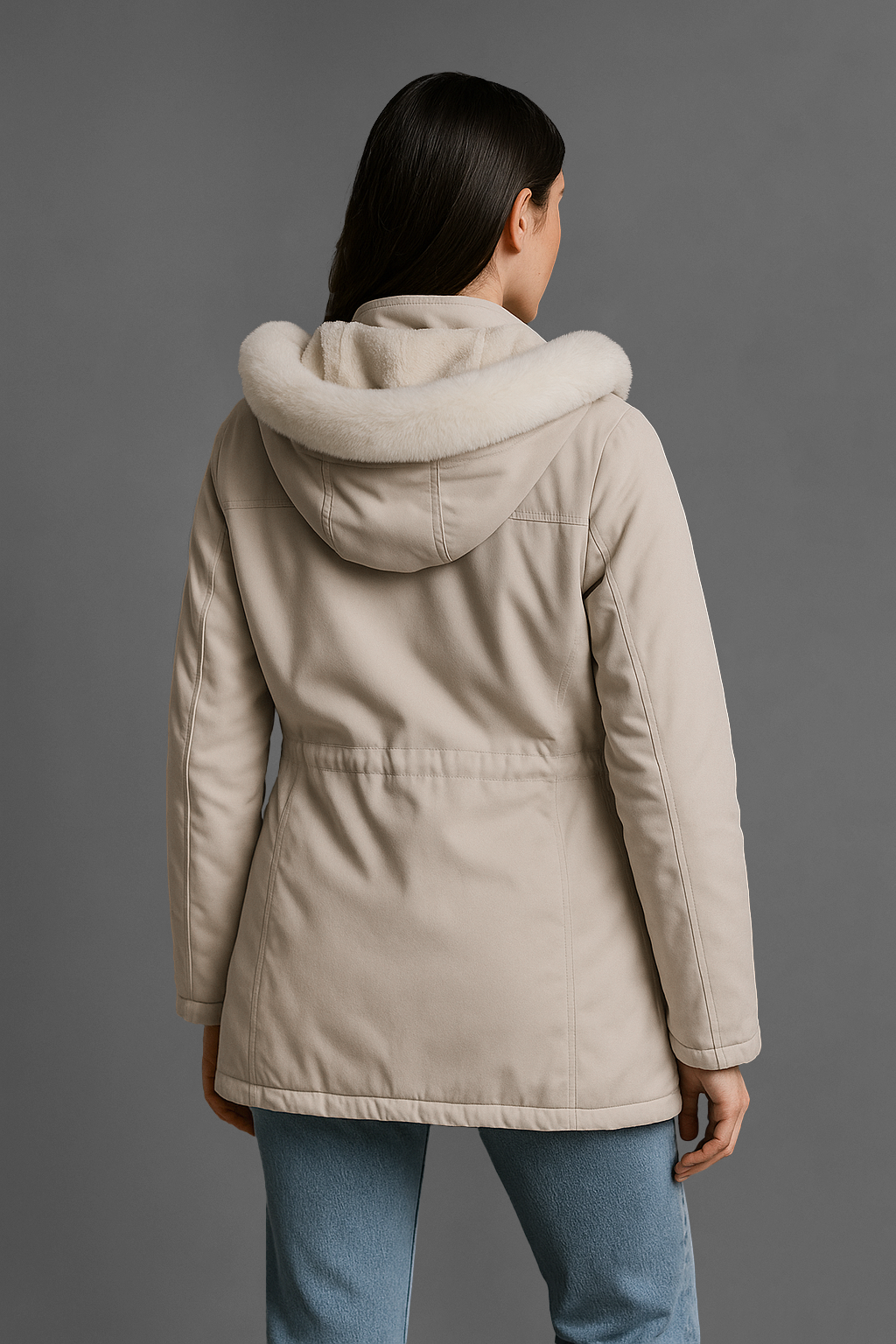 CHAMARRA LARGA TIPO TWIL MOD: IV1125D - Image 3