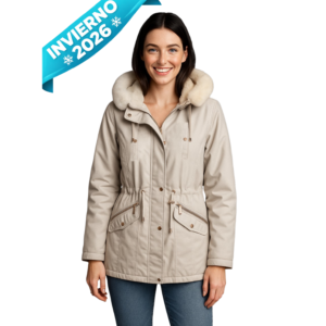 CHAMARRA LARGA TIPO TWIL MOD: IV1125D