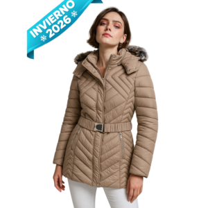 CHAMARRA LARGA CON GORRO MOD: XT0002D