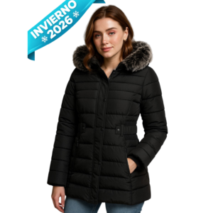 CHAMARRA LARGA NYLON MOD: XT0001D