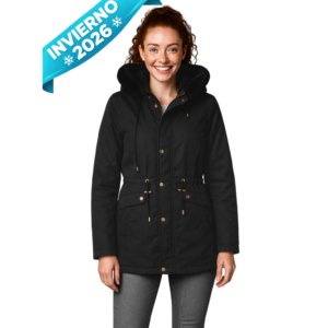 CHAMARRA LARGA TIPO TWIL MOD: IV1425D