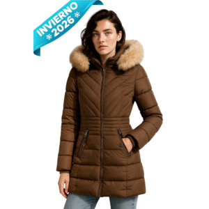 CHAMARRA LARGA NYLON MOD: 1AK4830-1D