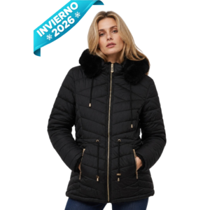 CHAMARRA LARGA NYLON MOD: Y6729D