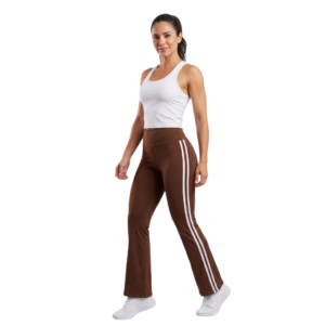 Pants Deportivo | Flare con Franjas Laterales Y285G42