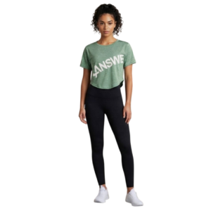 Playera Deportiva Corta con Estampado Frontal Y165H49