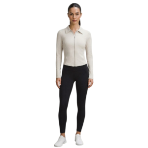 Blusa Deportiva de Manga Larga con Cierre Completo y Cuello Tipo Polo Y18H16